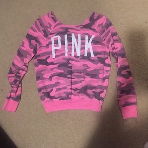 Grey and pink Camino sweatshirt