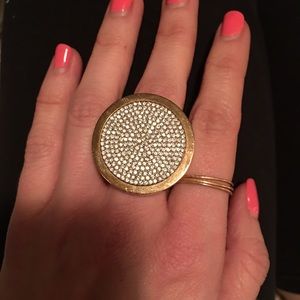 Michael Kors gold cocktail ring