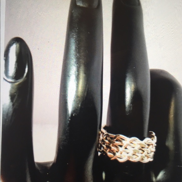 Woven  9.25 Sterling Silver Ring