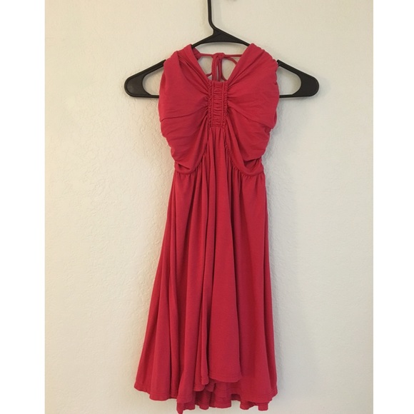 Dresses & Skirts - Boutique Pink Backless Halter Dress