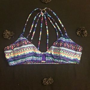 Pacsun Tribal Print Bikini Top
