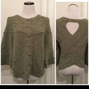 Anthropologie Far away from close cardigan size L
