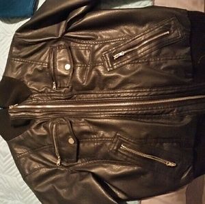 Leather jacket