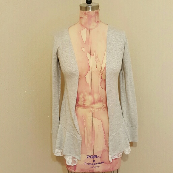 P. Inc firty lace sweater