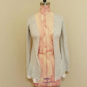 P. Inc firty lace sweater