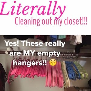 Clearing out my closet!!!