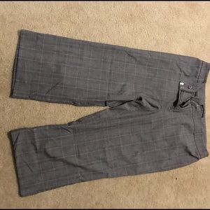 Lane Bryant Cuffed Wide Leg Crop Pants