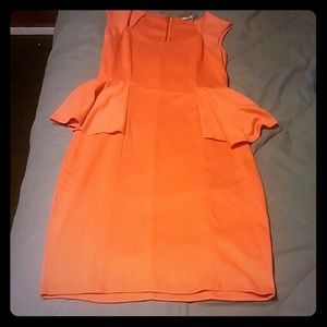 Coral dress