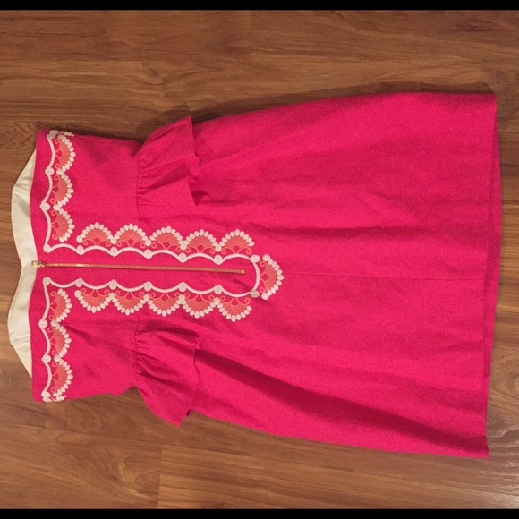 Lilly Pulitzer, Pink Peplum, Size 10 - Picture 2 of 4