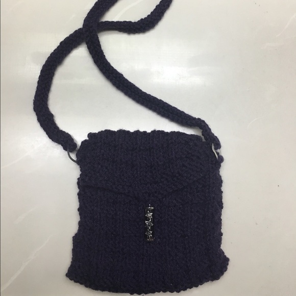 Purple over the shoulder bag