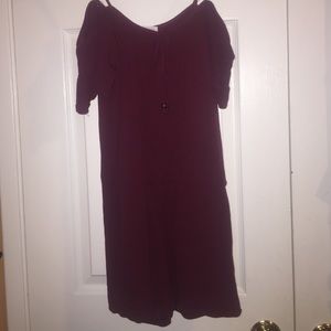 maroon romper