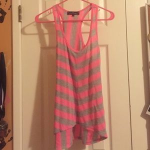 Pink & gray racerback