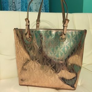 Rose Gold Michael Kors Tote