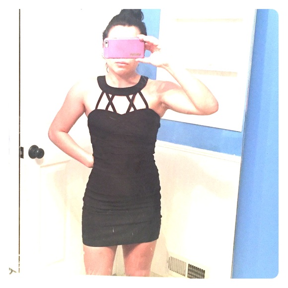 macy's black homecoming dress