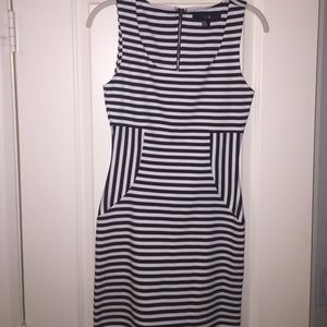 Black and white striped dress!