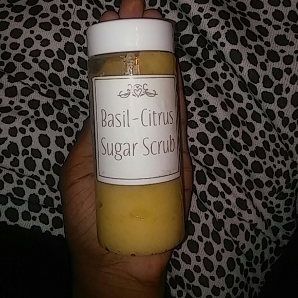 Homemade Basil-Citrus Scrub