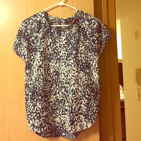 Trouve blouse / open back attached