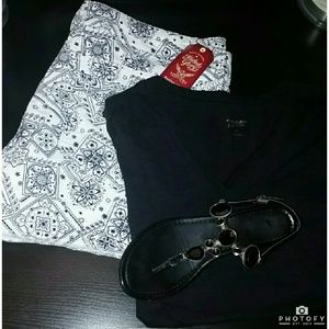 Printed Boyfriend Fit Shorts