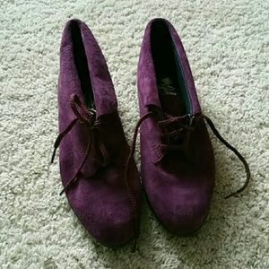 Johasen Suede Purple Booties