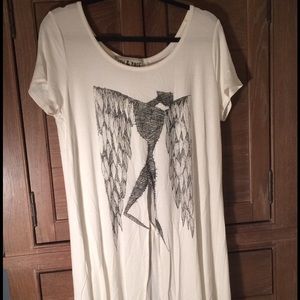 Urban Outfitters long white tunic