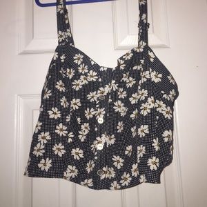 floral crop top