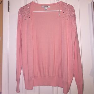 pink jewel cardigan