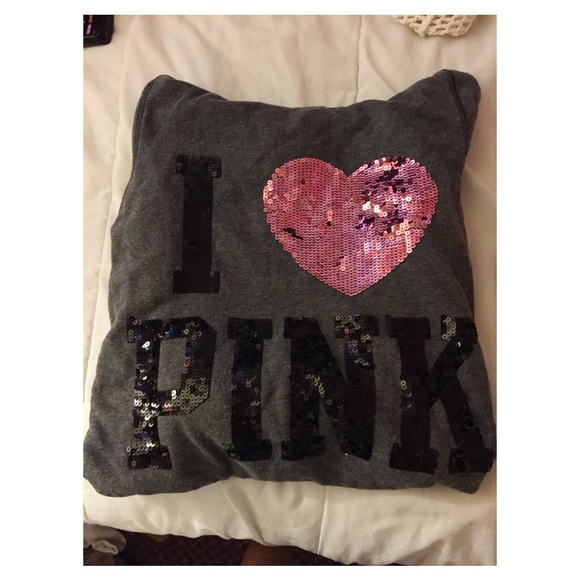 VS Pink Sequined Hoodie