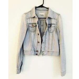 H&M Cropped Denim Jacket