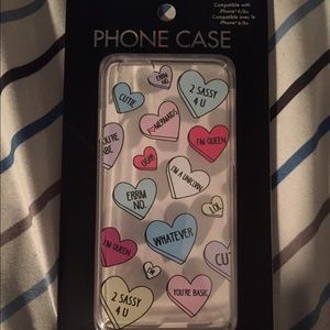 iPhone 6/6S Case, Hearts & Words