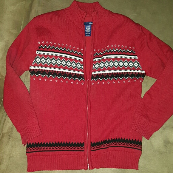 Boys dressy zip up sweater