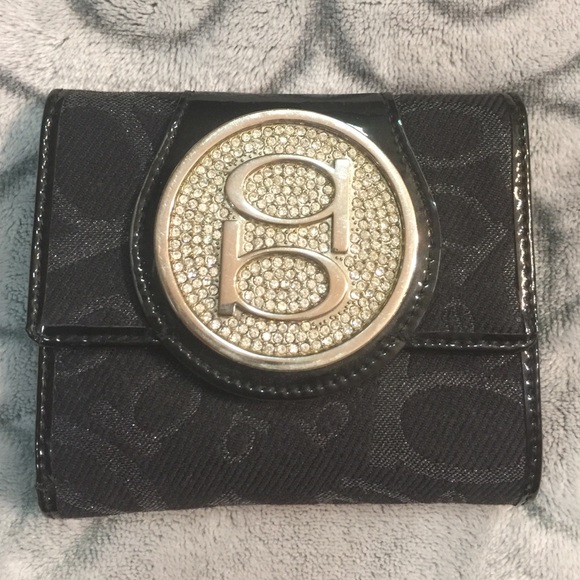 Bebe Rhinestone Bling Wallet✨