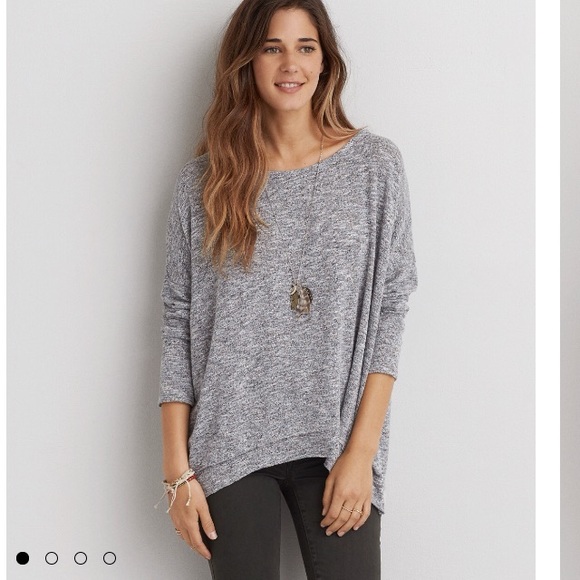 American eagle petal back sweater