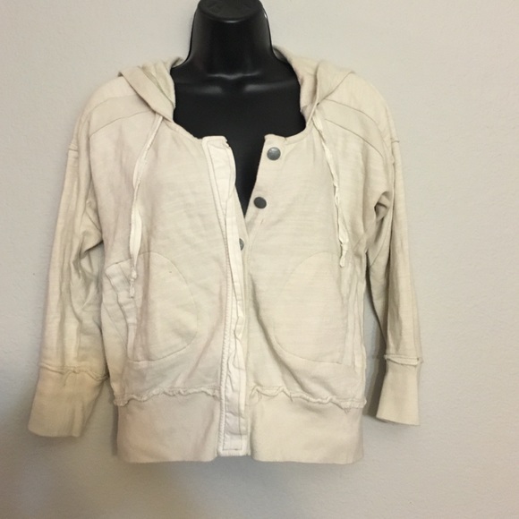 Free people cropped hoodie