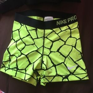 Neon yellow Nike pros