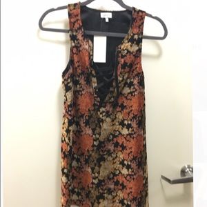 FLORAL LACE UP TOBI DRESS