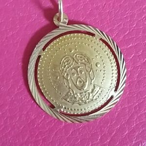 Orthodox Christian Gold Medal Pendant