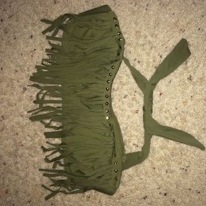 strapless bikini top