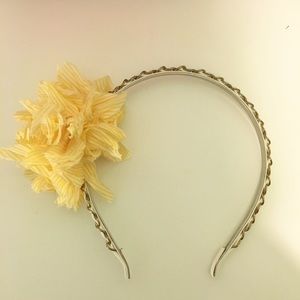 Yellow and white, flower headband