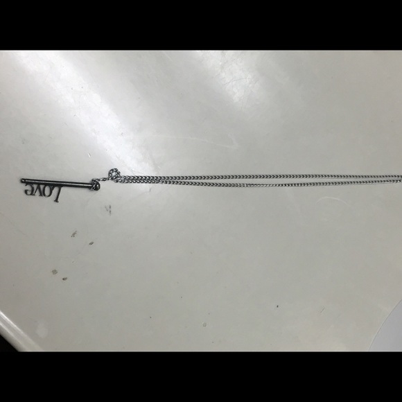 Love key necklace