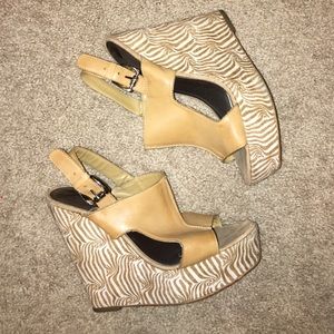 Carlos Santana Wedge Sandals