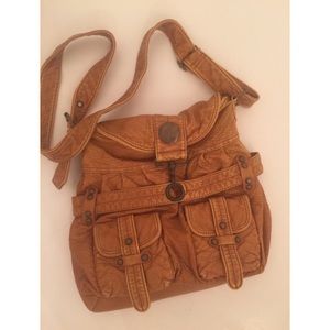 Slouchy Side Bag (Rusty Yellow, Orange)
