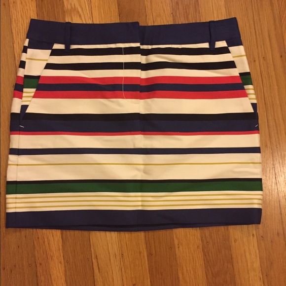 Striped J Crew Skirt