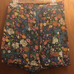 Asian print shorts
