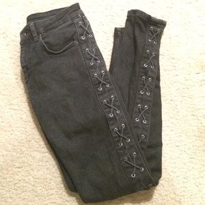 AMAZING Zara denim laceup