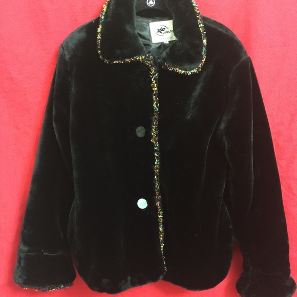 Faux fur coat