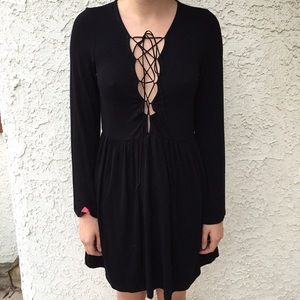 ASOS lace up dress