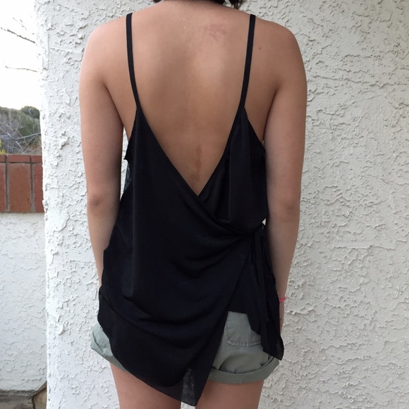 Zara black tank blouse