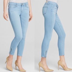 Paige Verdugo Crop Zip Skinny Jeans (Cruz)