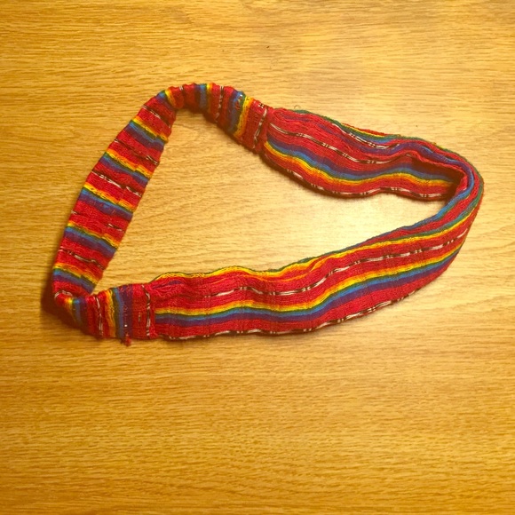 Rainbow cloth headband