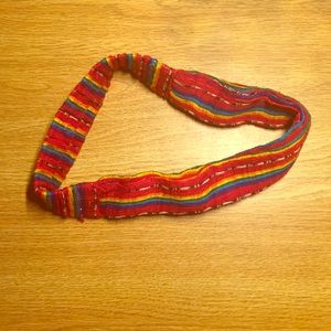Rainbow cloth headband
